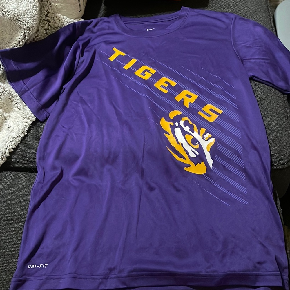 Nike NWT LSU Tigers Dri-fit Tshirt